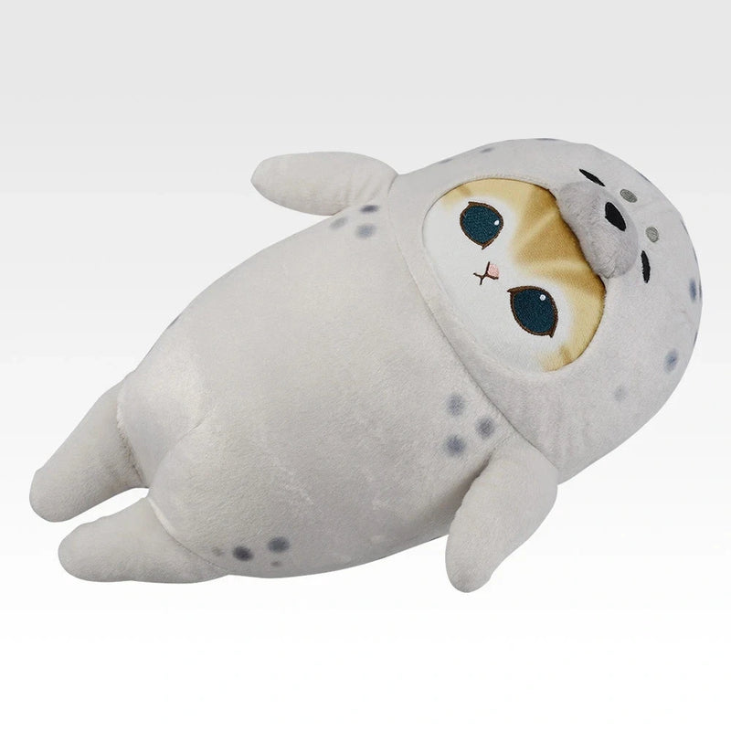 BANDAI Ichiban Kuji Mofusand Seal Cat Hugging Plush Prize Last One JAPAN