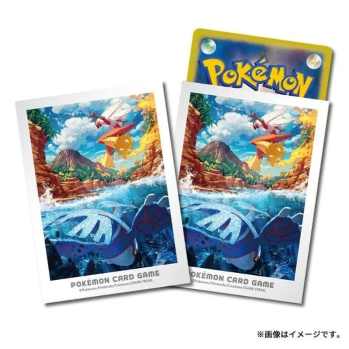 Pokemon Center Original Card Sleeves Hoenn Adventures Kyogre & Blaziken JAPAN