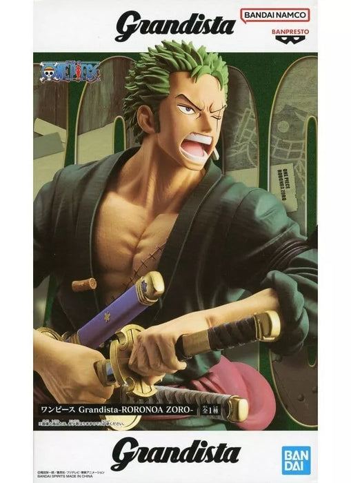 Banpresto Grandista One Piece Roronoa Zoro Figura Japón Oficial