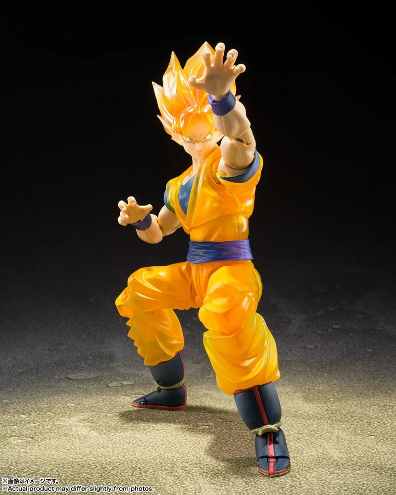 BANDAI S.H.Figuarts Dragon Ball Z Super Saiyan Son Goku Z Fighters Figura de acción
