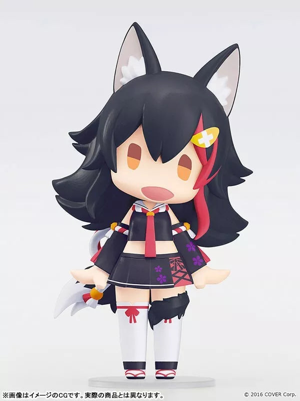 OLÁ! BOM SORRISO Hololive Production Ookami Mio Action Figure JAPÃO OFICIAL