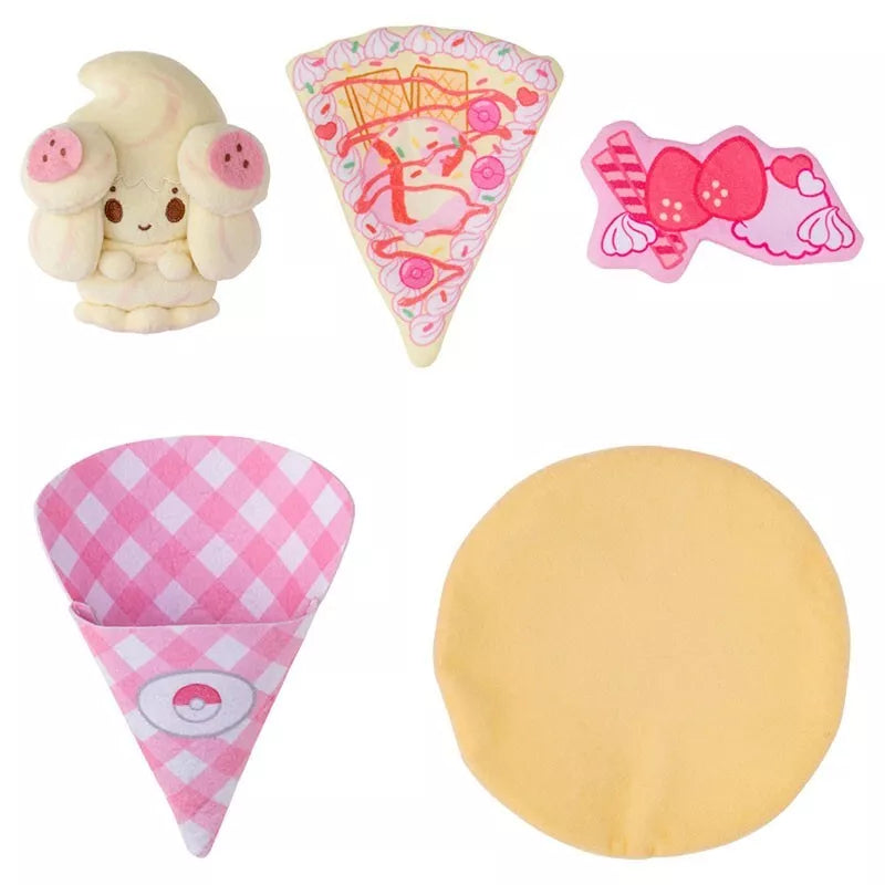 Pokemon Pokepeace KuruKuru Crepe Alcremie Peluche UFFICIALE DEL GIAPPONE