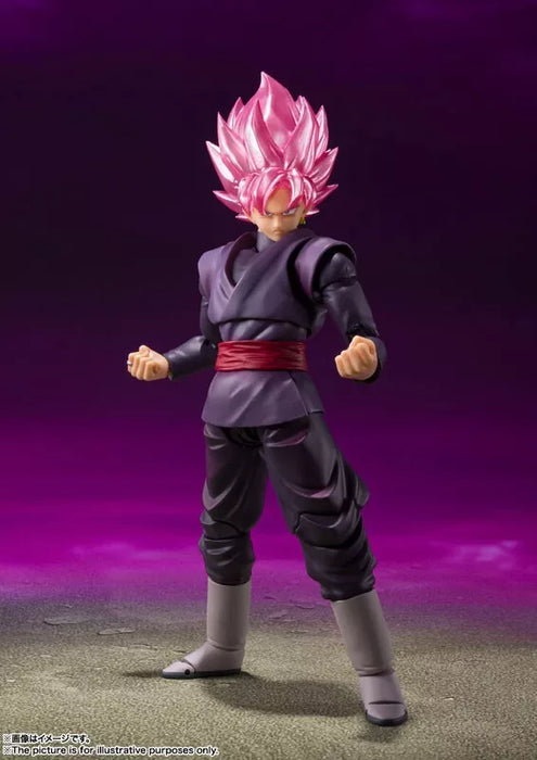 BANDAI S.H.Figuarts Dragon Ball Super Goku Black Super Saiyan Rose Action Figure