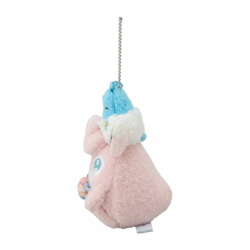 Pokemon Center Original Botanical Easter Wigglytuff &Swablu Plush Key Chain