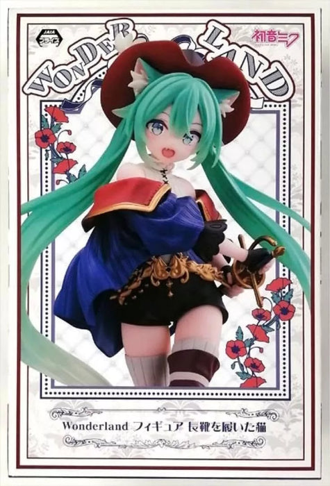 TAITO Hatsune Miku Wonderland Puss in Boots Figure JAPAN OFFICIAL