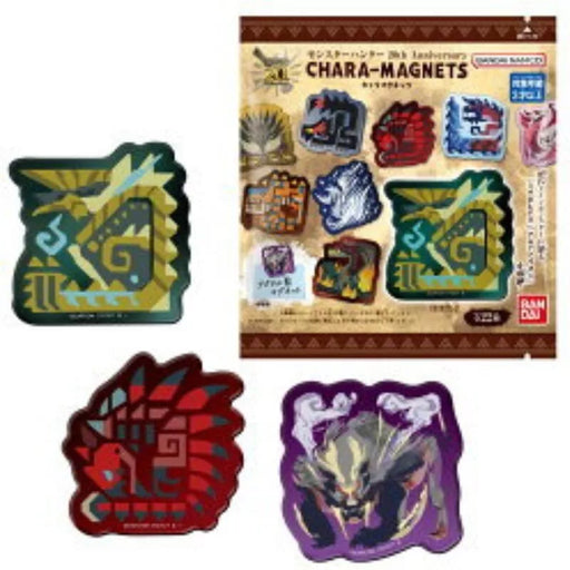 BANDAI Monster Hunter 20th Anniversary Chara Magnet All 14 set JAPAN OFFICIAL