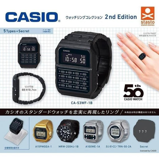 CASIO Watch Ring Collection 2nd Edition All 6 types Figure Capsule Toy JAPAN
