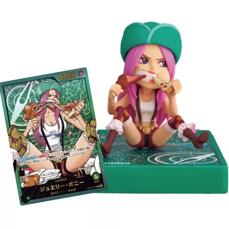 ※新品未開封 4セット ONE PIECE ジュエリー・ボニー LECAFIG Banpresto Weekly Jump One Piece Lecafig Jewelry Bonney Figure