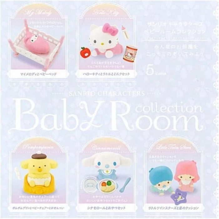 Sanrio Characters Baby Room Collection Complete Set Figure Capsule Toy