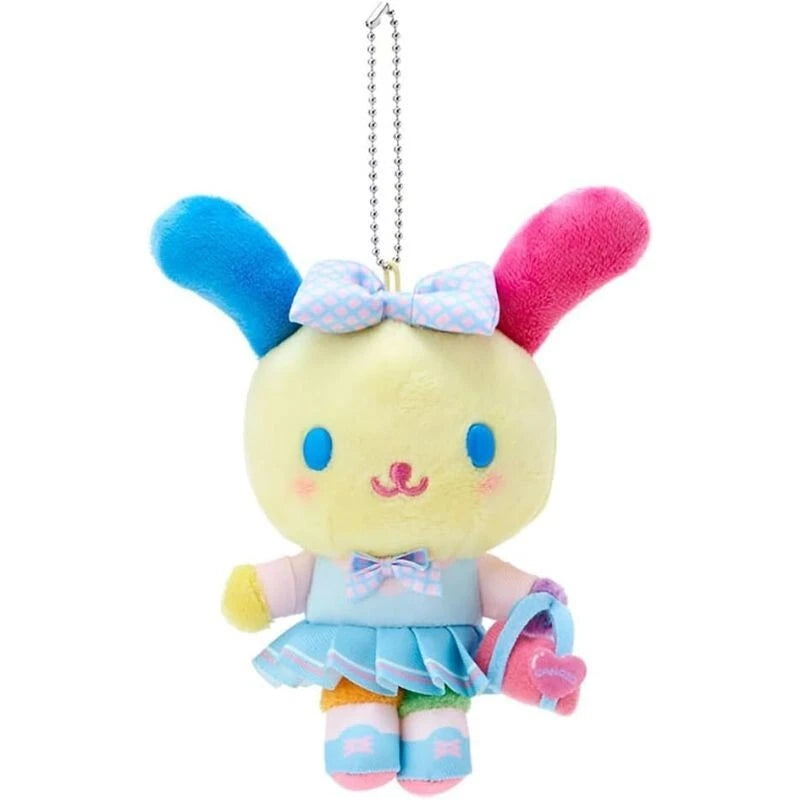 Sanrio Mascot Holder Usahana Sanrio Gakuen Kirameki Club Plush JAPAN OFFICIAL
