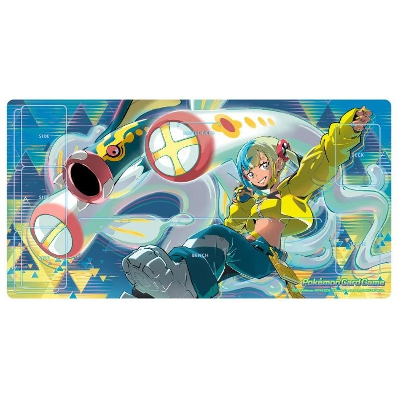 Pokemon Center Original Rubber Playmat Canary & Mega Aggron JAPAN OFFICIAL