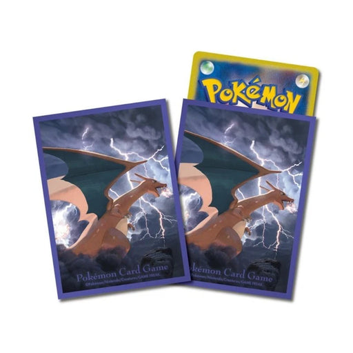 Pokemon Center Original Card Sleeves Charizard Purple JAPAN OFFICIAL