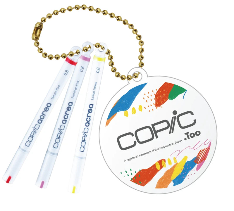 SO-TA Copic Miniature Keychain 2 Ciao & Acrea Complete Set Capsule Toy JAPAN