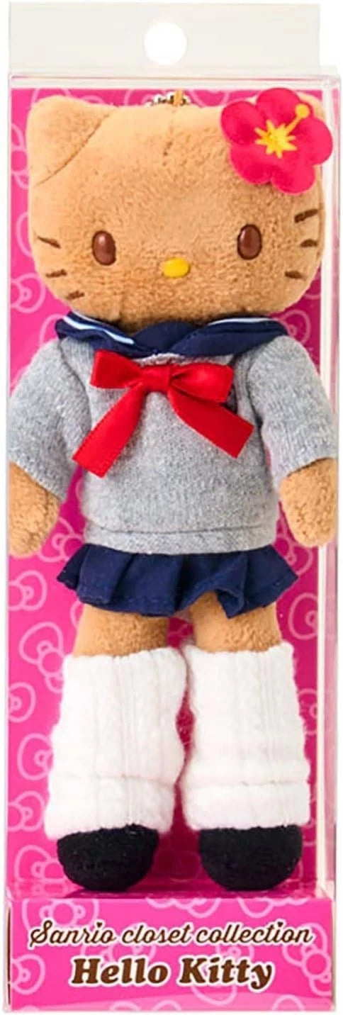 Sanrio Hello Kitty Mascot Holder School Uniform 2 Sanrio Closet Collection Plush