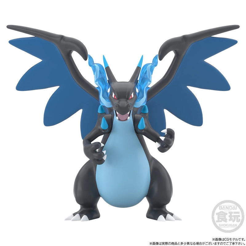 BANDAI Pokemon Scale World Kalos Region Sycamore & Mega Charizard X Figure JAPAN