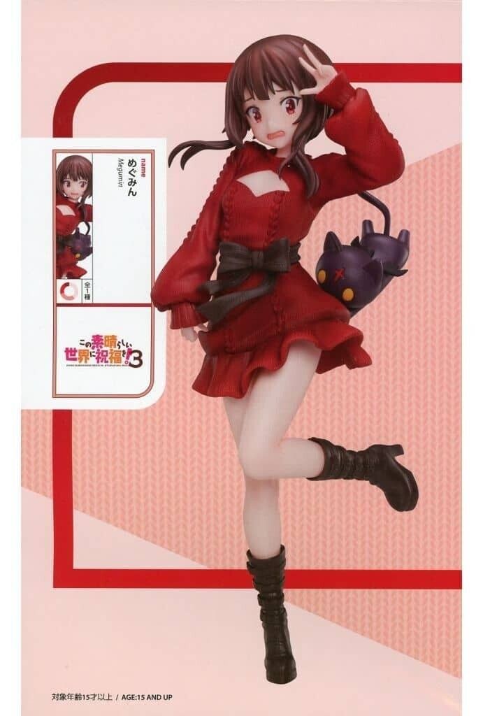 Elcoco Konosuba 3 megumina 1/7 Figura Oficial do Japão