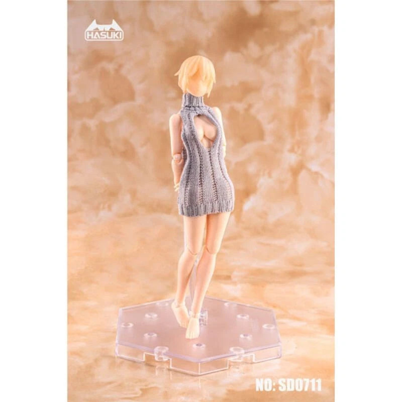 Doll Sweater Open Chest and Back ver. Gray SD0711 JAPAN OFFICIAL