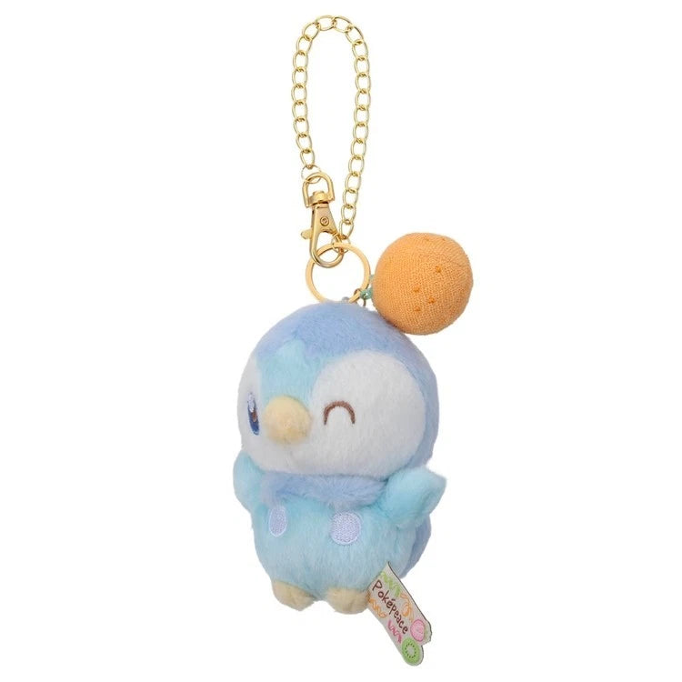 Pokemon Pokepeace Piplup Colorful Ver. Plush Keychain JAPAN OFFICIAL