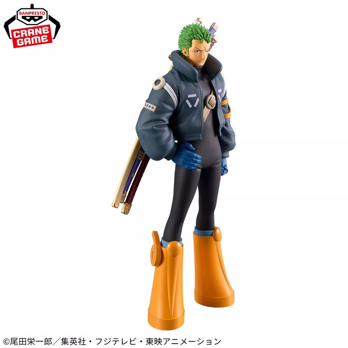 DXF The Grandline Series Roronoa Zoro e Jóias Bonney Egg Head Fig Set de 2