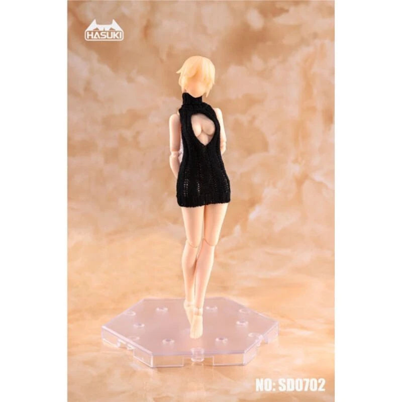 Doll Sweater Open Chest and Back ver. Black SD0702 JAPAN OFFICIAL
