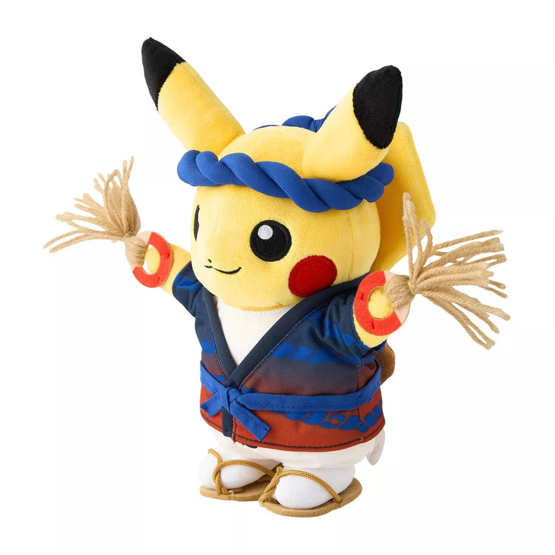 Pokemon Center Original Waraji Festival Pikachu Peluche UFFICIALE GIAPPONE