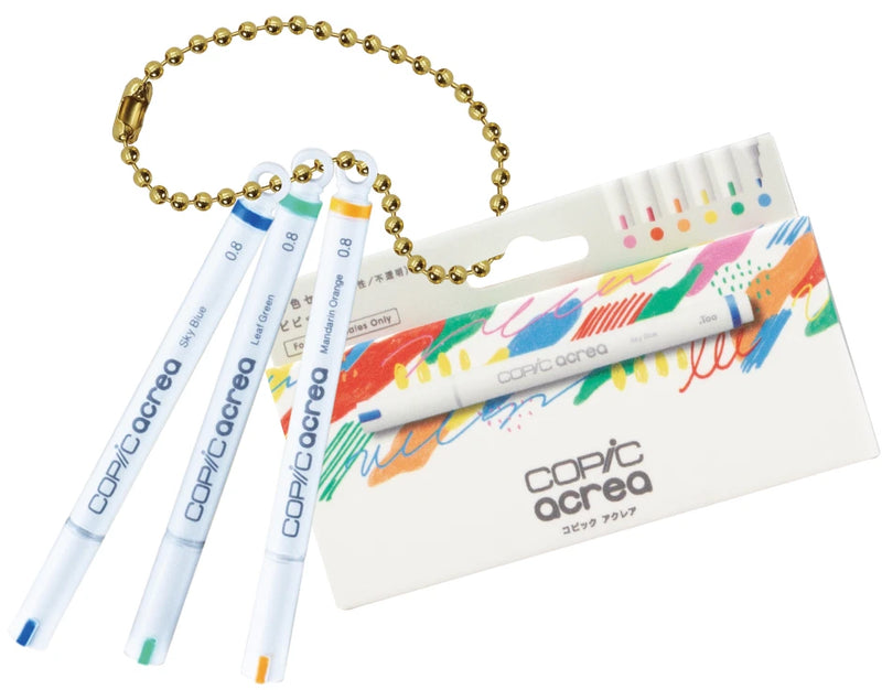 SO-TA Copic Miniature Keychain 2 Ciao & Acrea Complete Set Capsule Toy JAPAN