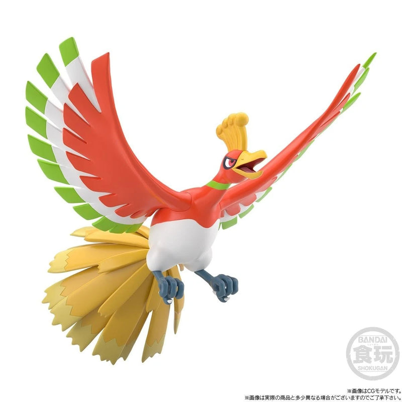BANDAI Pokemon Scale World Johto Region Ho-Oh Figure JAPON OFFICIEL