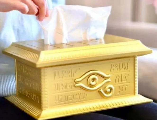 SKJAPAN Yu-Gi-Oh Duel Monsters Gold Sarcophagus Tissues Case JAPAN OFFICIAL