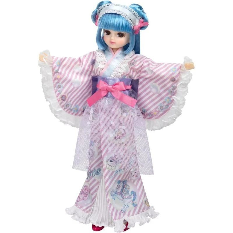 Takara Tomy Licca Chan Eco Neko Yukata Licca Chan LD14 Doll JAPAN OFFICIAL
