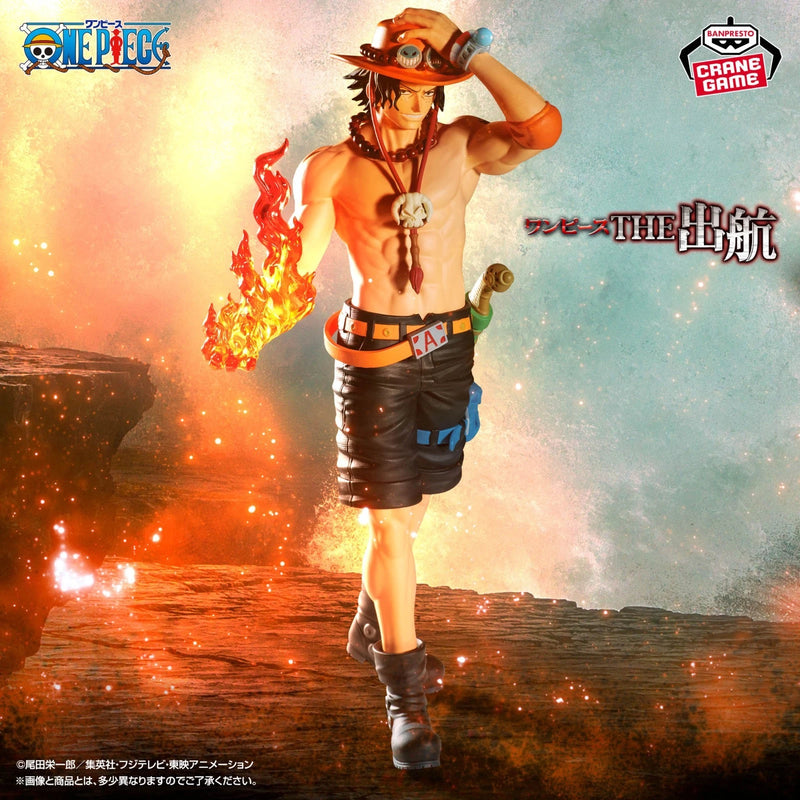 Banpresto One Piece The Departure Logia Portgas D Ace Figure JAPAN OFFICIAL