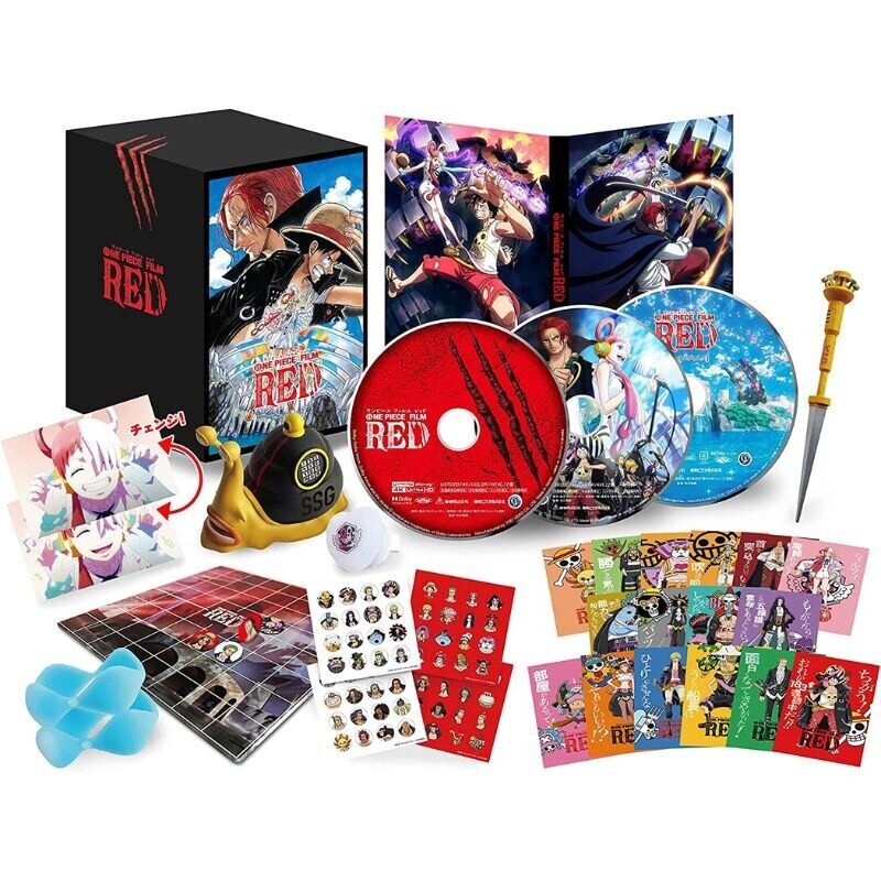 ONE PIECE FILM RED Deluxe Limited Edition 4K ULTRA HD Blu-ray 
