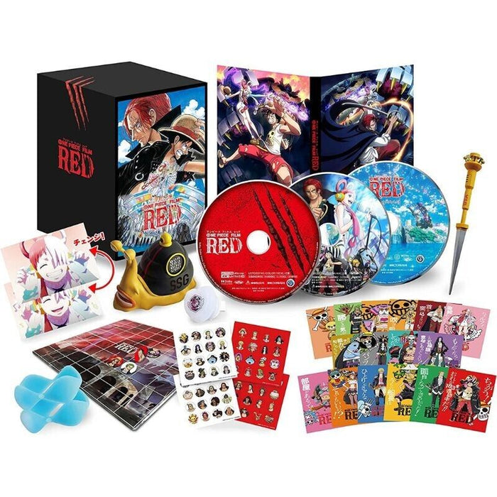 ONE PIECE FILM RED Deluxe Limited Edition 4K ULTRA HD Blu-ray JAPAN OFFICIAL