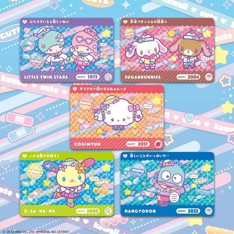 BANDAI Carddass Sanrio Characters 3 Booster Pack Box TCG JAPAN OFFICIAL