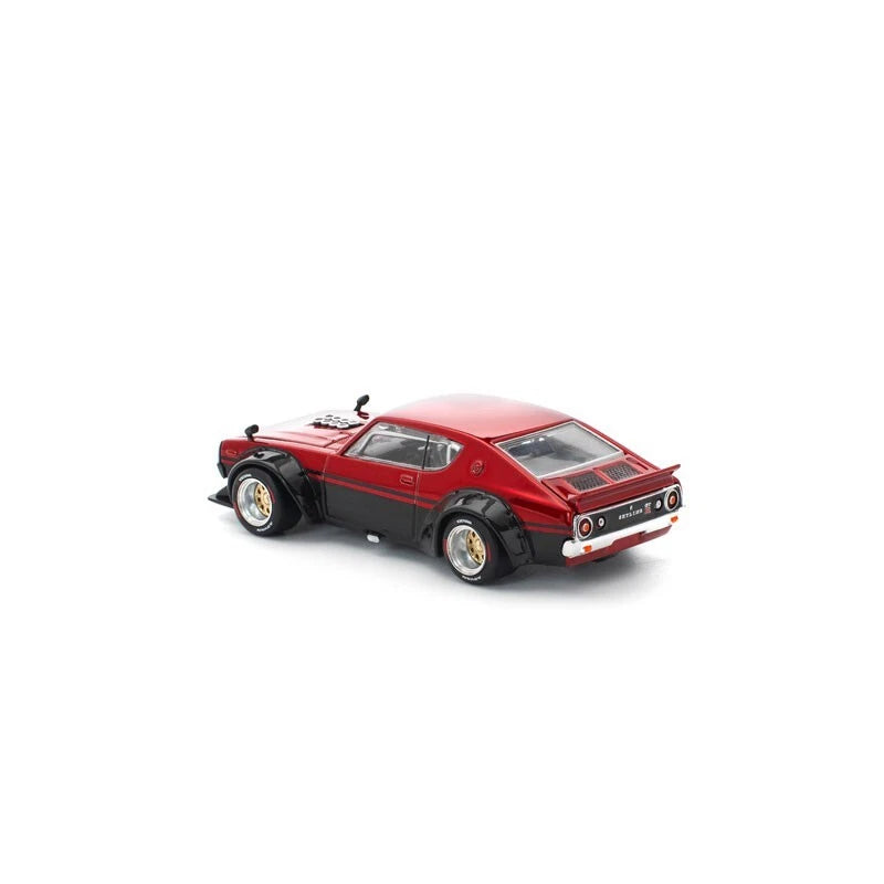 Kenmeri Skyline GT-R Red/Black KPGC110 1/64 Miniature Car JAPAN OFFICIAL