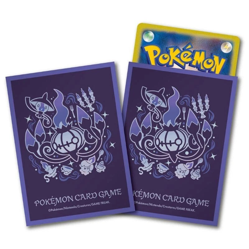 Pokemon Center Original Card Sleeves Premium Gloss Evolution Trail Chandelure