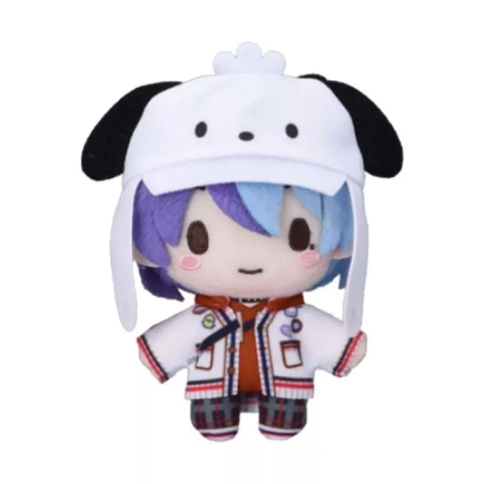 Project Sekai x Sanrio Vivid BAD SQUAD Toya Aoyagi Fuwapuchi Mascot Plush Doll