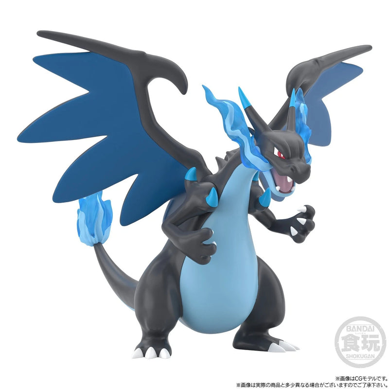 BANDAI Pokemon Scale World Kalos Region Sycamore & Mega Charizard X Figure JAPAN