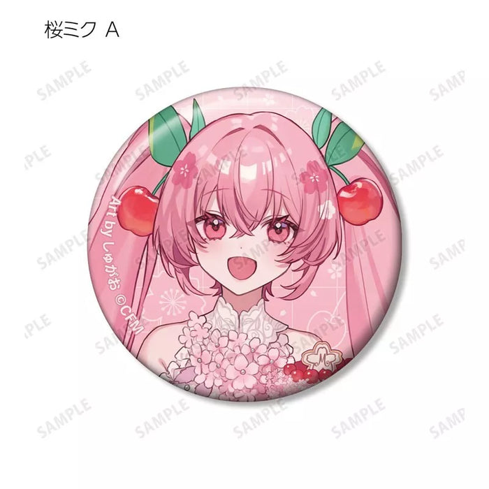 Sakura Miku Sakura Party ver. Trading Tin Badge Complete Set JAPAN OFFICIAL