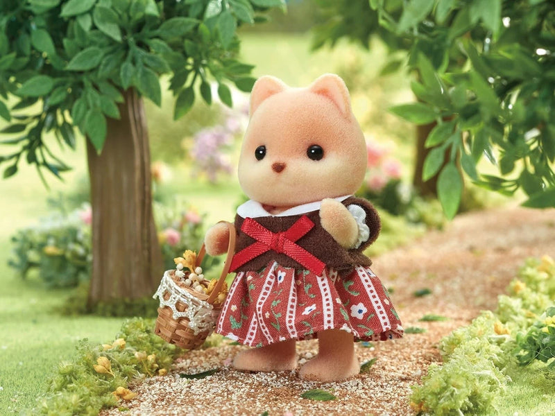 Epoch Sylvanian Families Caramel Dog Family FS-35 JAPAN OFFICIAL