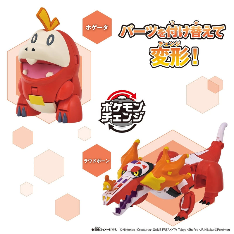 BANDAI Pokemon Change Fuecoco & Skeledirge Model Kit JAPAN OFFICIAL