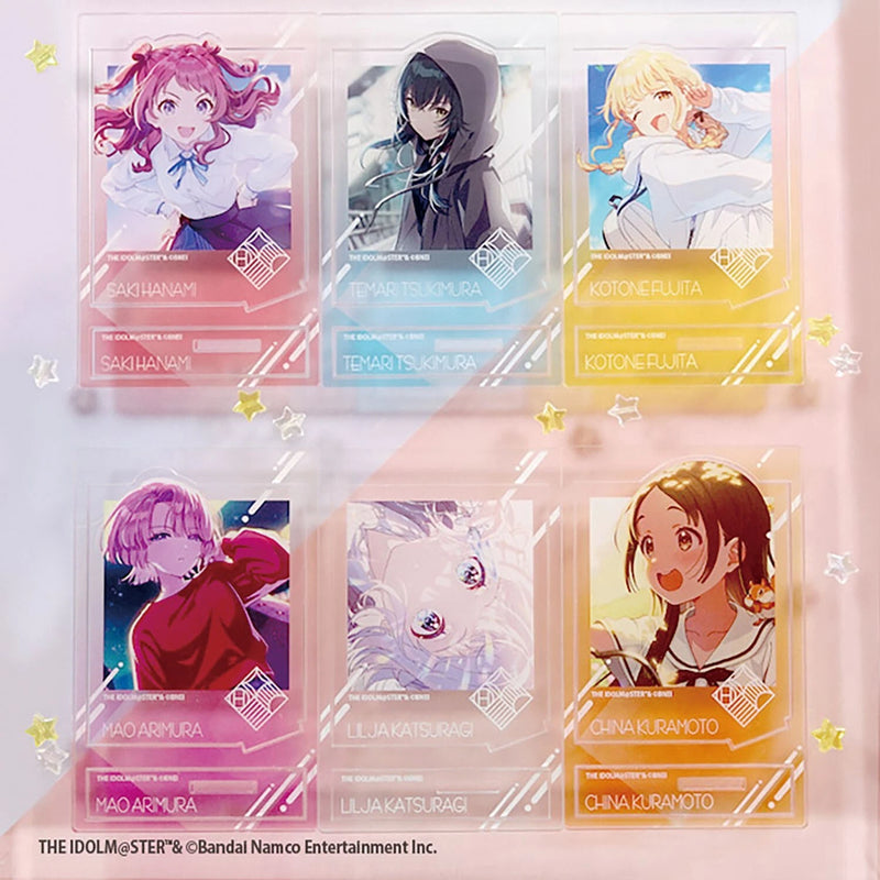 Gakuen iDOLM@STER Photo Style Acrylic Stand 12Pack Box Candy Toy JAPAN OFFICIAL
