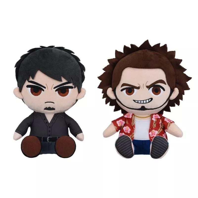 SEGA Like a Dragon 8 Osuwari Plush doll Kazuma Kiryu & Ichiban Kasuga Set of 2