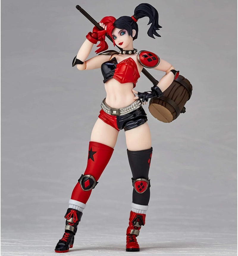 Revoltech Amazing Yamaguchi Harley Quinn Red x Black Ver. Action Figure JAPAN