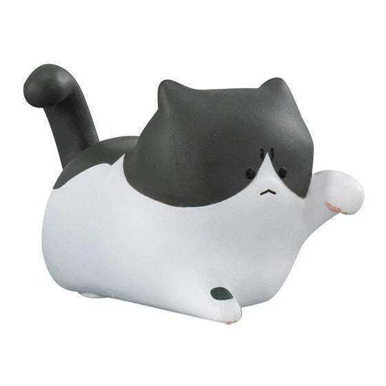 BANDAI Angry Cat 3 Complete Set Figure Capsule Toy JAPAN OFFICIAL