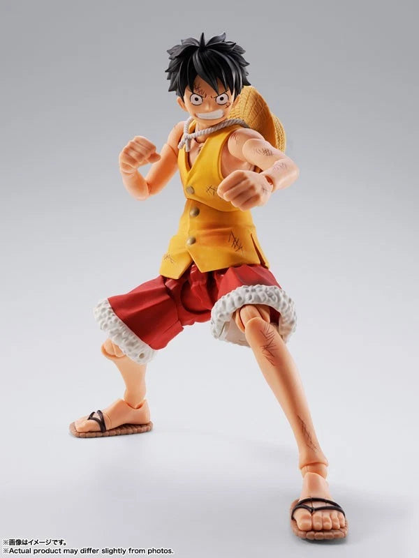 S.H.Figuarts ONE PIECE Summit War di Marineford Monkey D. Luffy Action Figure