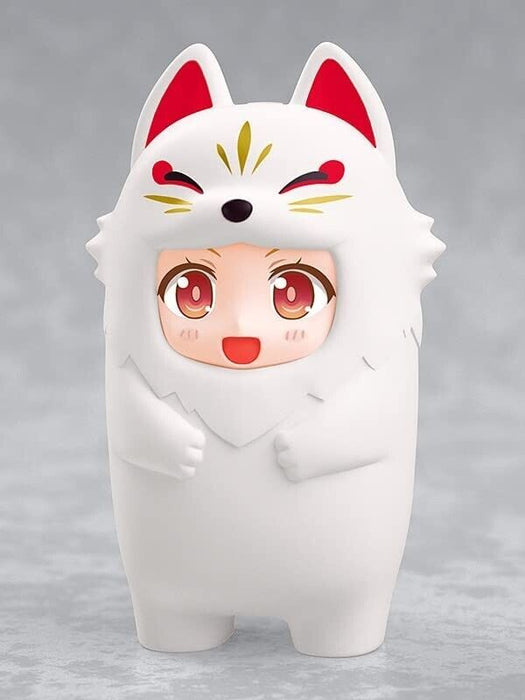 Nendoroid More Kigurumi Face Parts Case White Fox Figure JAPAN OFFICIAL