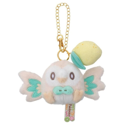 Pokemon Pokepeace Rowlet Colorful Ver. Plush Keychain JAPAN OFFICIAL