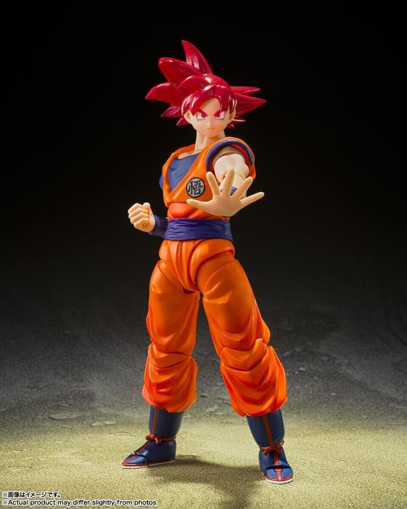 BANDAI S.H.Figuarts Dragon Ball Super Super Saiyan God Son Goku Action Figure