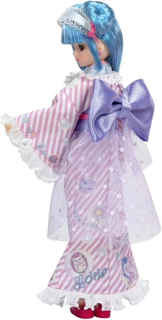 Takara Tomy Licca Chan Eco Neko Yukata Licca Chan LD14 Doll JAPAN OFFICIAL