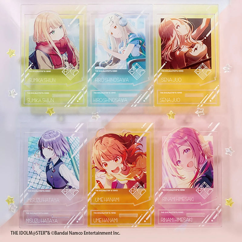 Gakuen iDOLM@STER Photo Style Acrylic Stand 12Pack Box Candy Toy JAPAN OFFICIAL